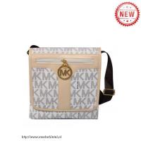 michael kors jet set logo groot vanille crossbody zakken Outlet Winkel 5cl5n870